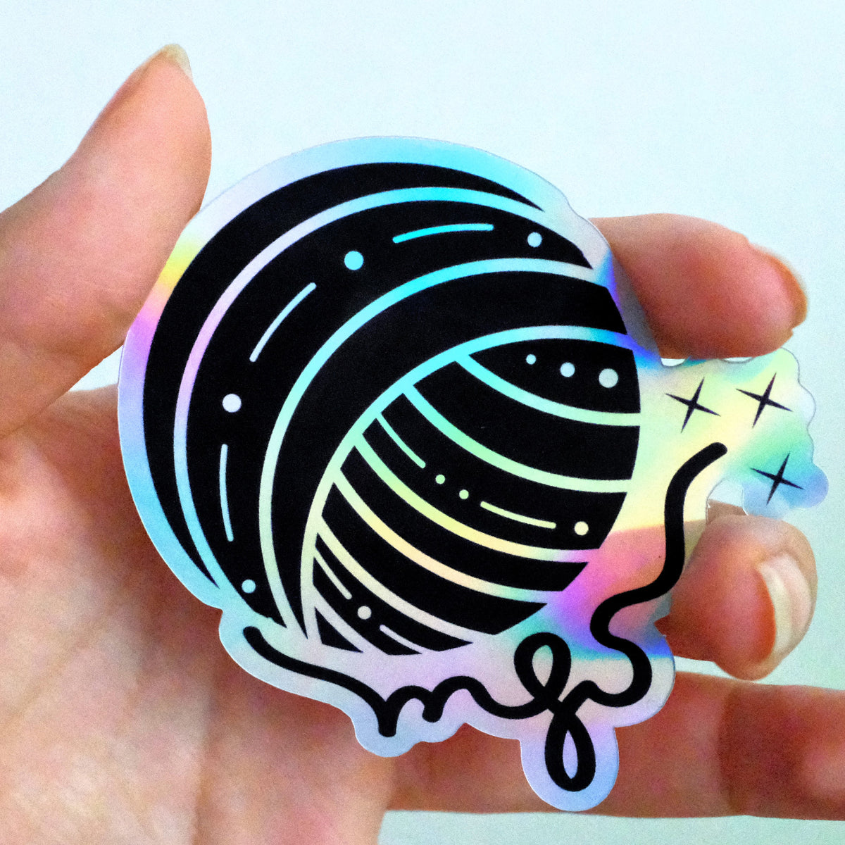Magic Ball Sticker Magic Yarn Ball Sticker – MADfibers Studio